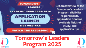 Tomorrow's Leaders Program